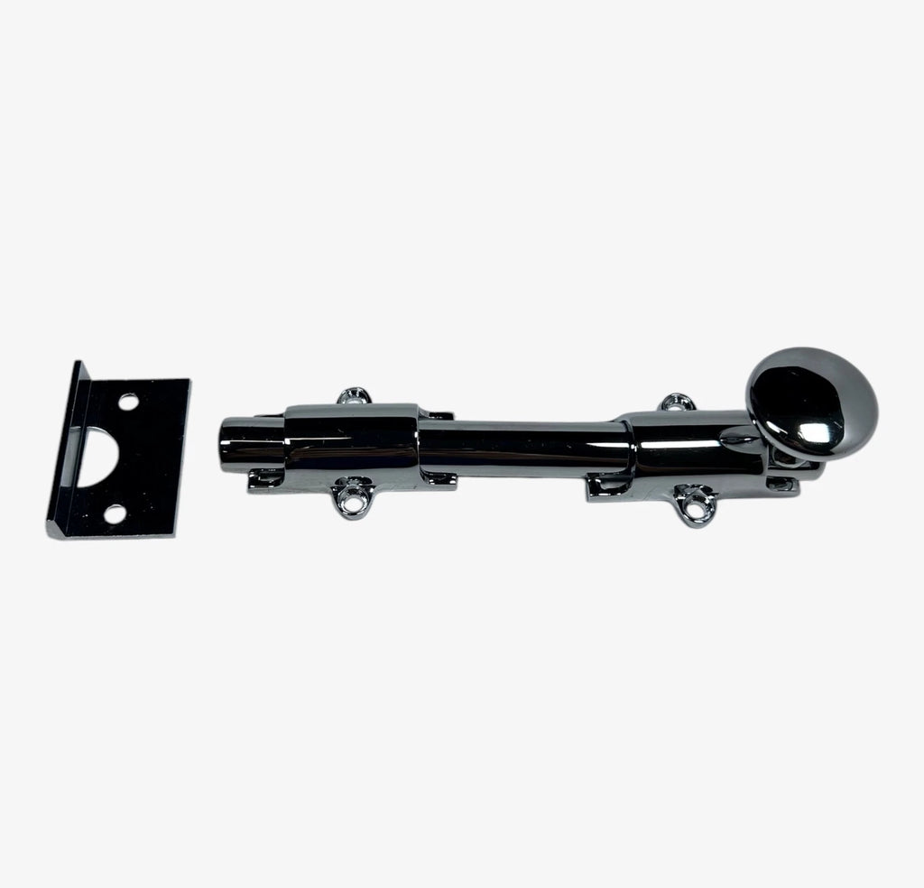 6'' Chrome Door Surface Bolt for EMTEK