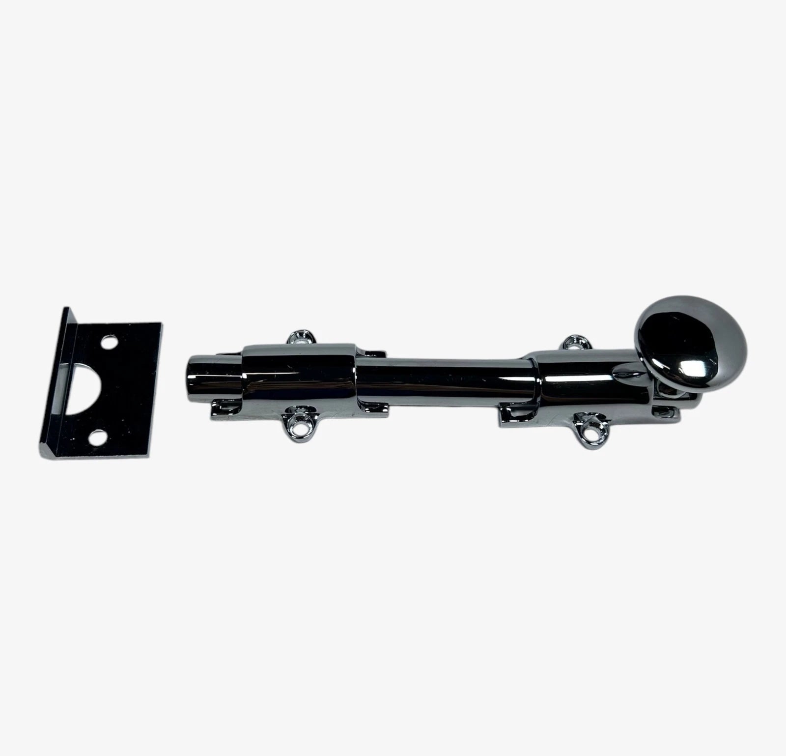 6'' Chrome Door Surface Bolt for EMTEK