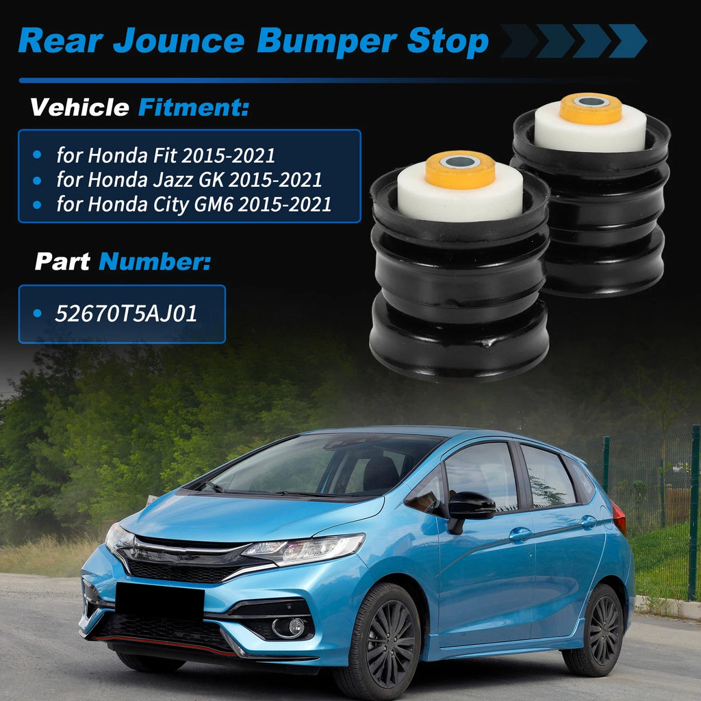 2 pcs Rear Bump Stop Replacement for Honda Fit 2015–2021 for Jazz GK