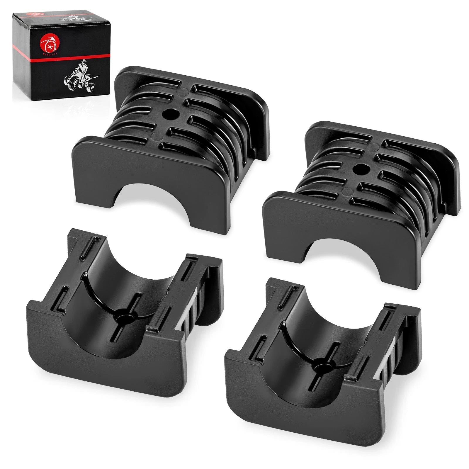 Set of 4 Front Stabilizer Sway Bar Bushings for Polaris General 4 1000 (2017–2022, 2025)