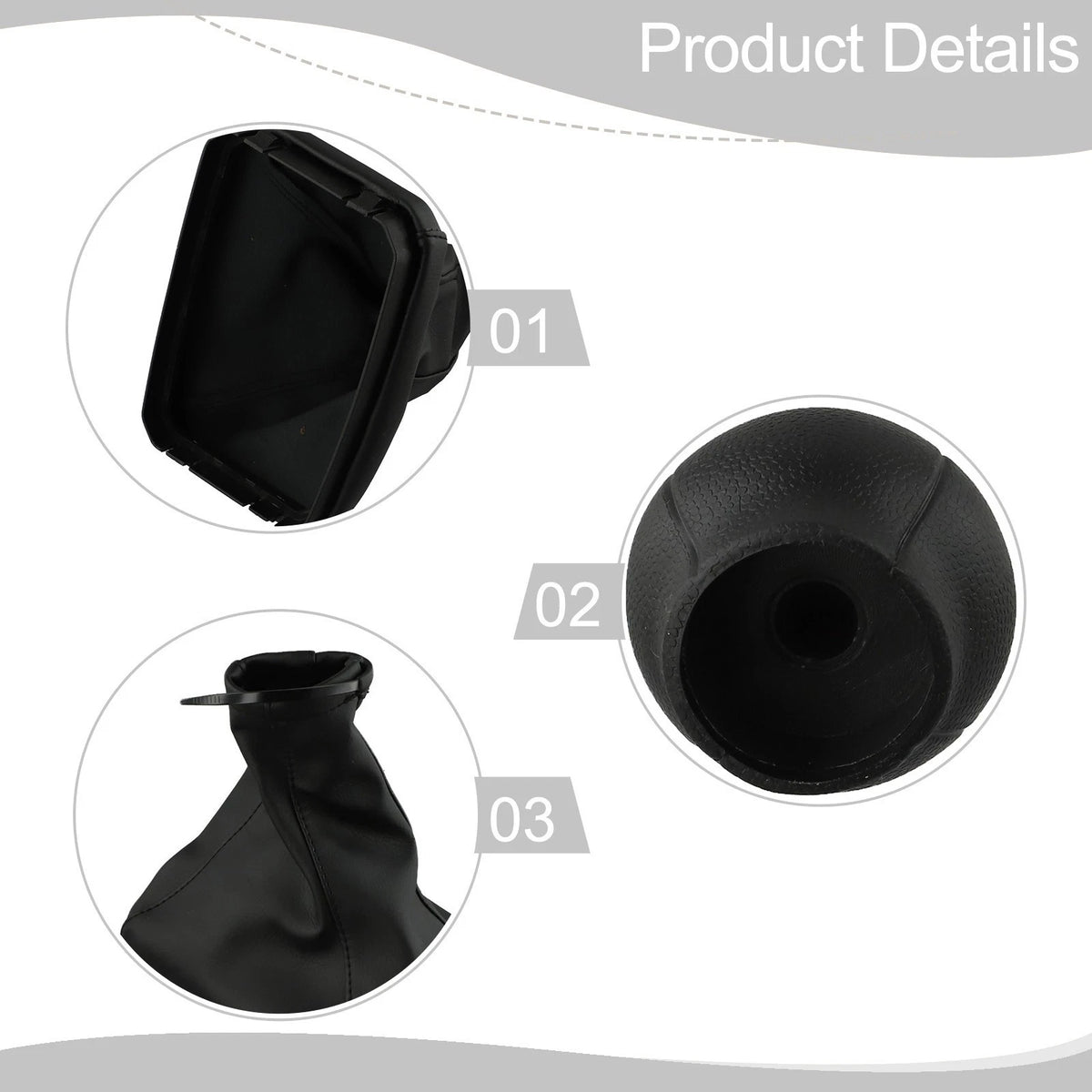 Hand Brake Boot and Shift Knob Set for Opel Corsa C (2000–2006)
