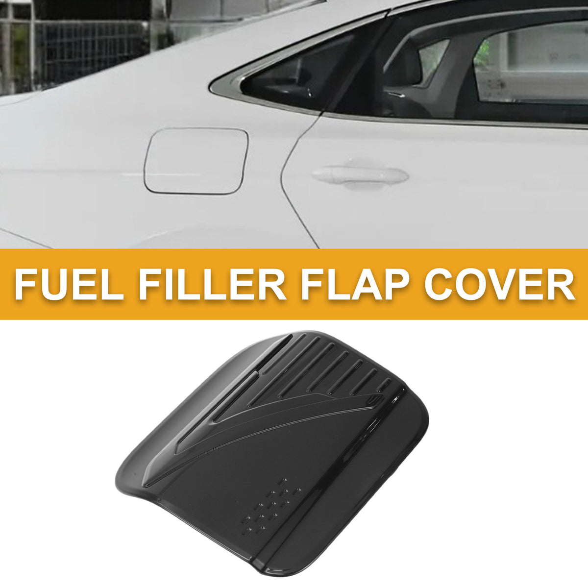 Fuel Tank Door Cap Replacement for Toyota Camry 2024-2025 Black Lid