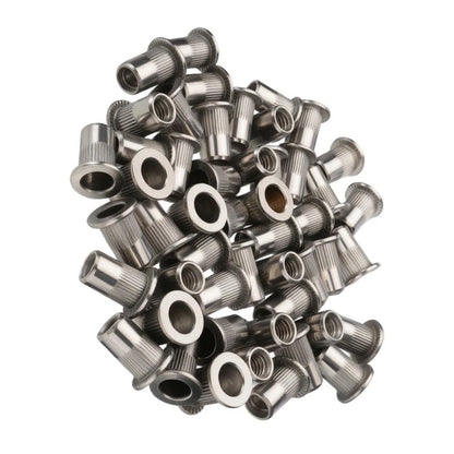 50x M6-M10 Thread Stainless Steel Rivet Nut Insert Nutsert