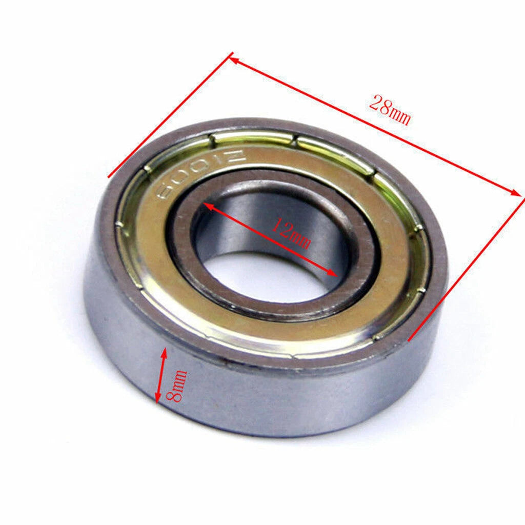 1x 12mm x 28mm x 8mm 6001Z Shielded Ball Bearing for CT C R4S6
