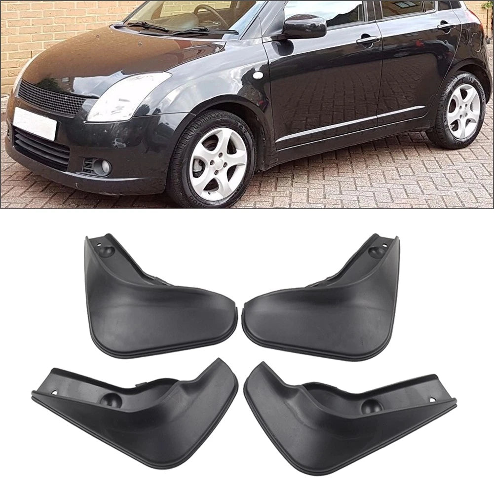 Mud Flaps Splash Guards for Suzuki Swift 5 Doors Hatchback (2004–2009)