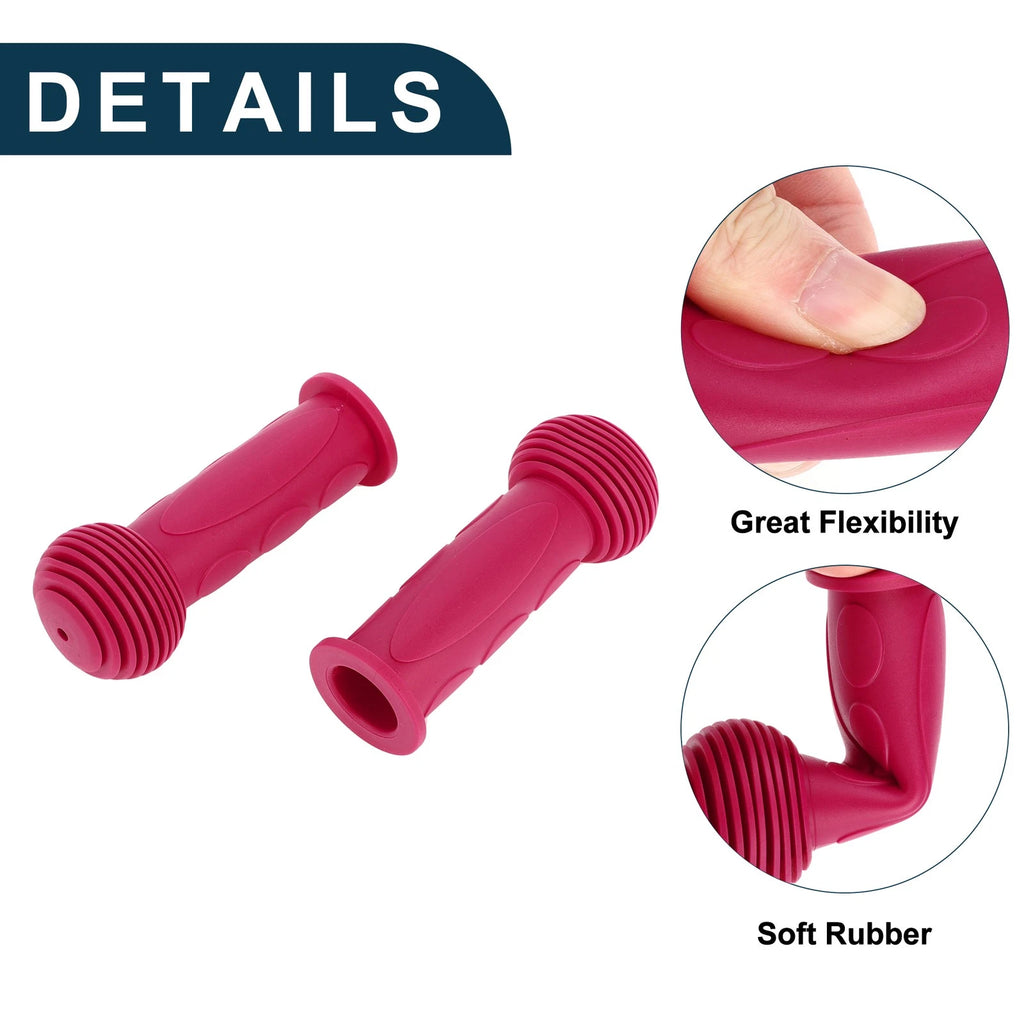 Handlebar Grip Covers 110mm Soft MTB End Grips Protector for Pink 1 Pair