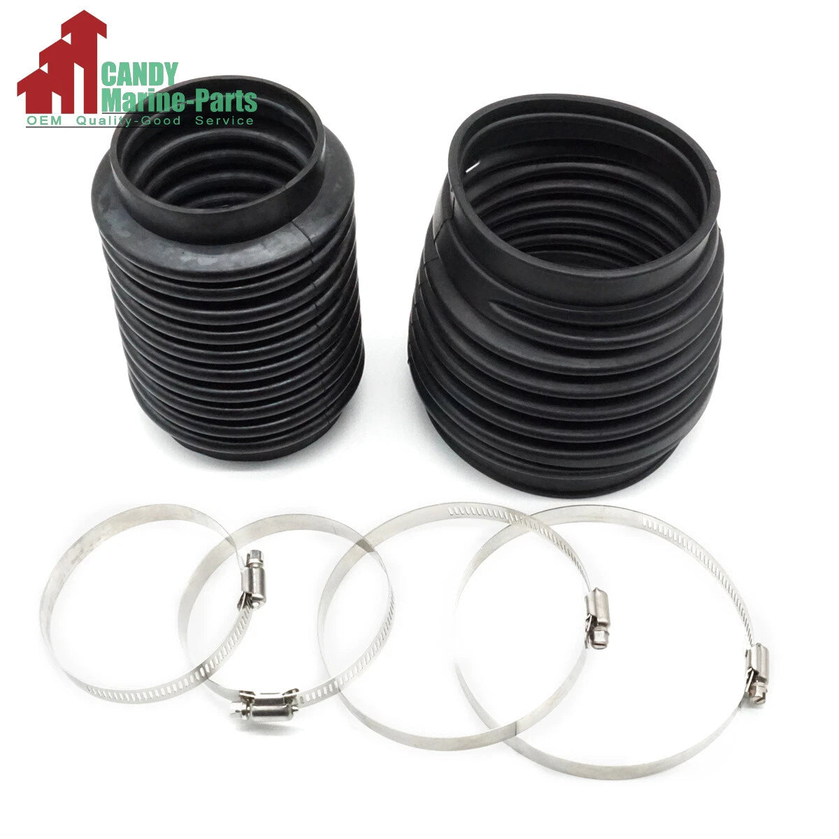Exhaust & Drive Shaft Bellows Set for Volvo Penta (876294, 876631, 18-2744, 18-2758)