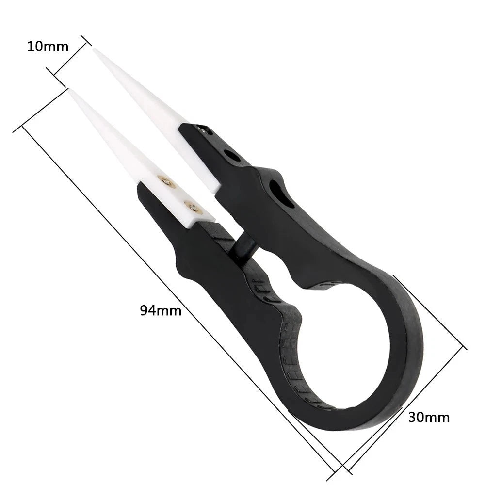 Ceramic Tweezers 8cm for Insulation Multifunctional Use