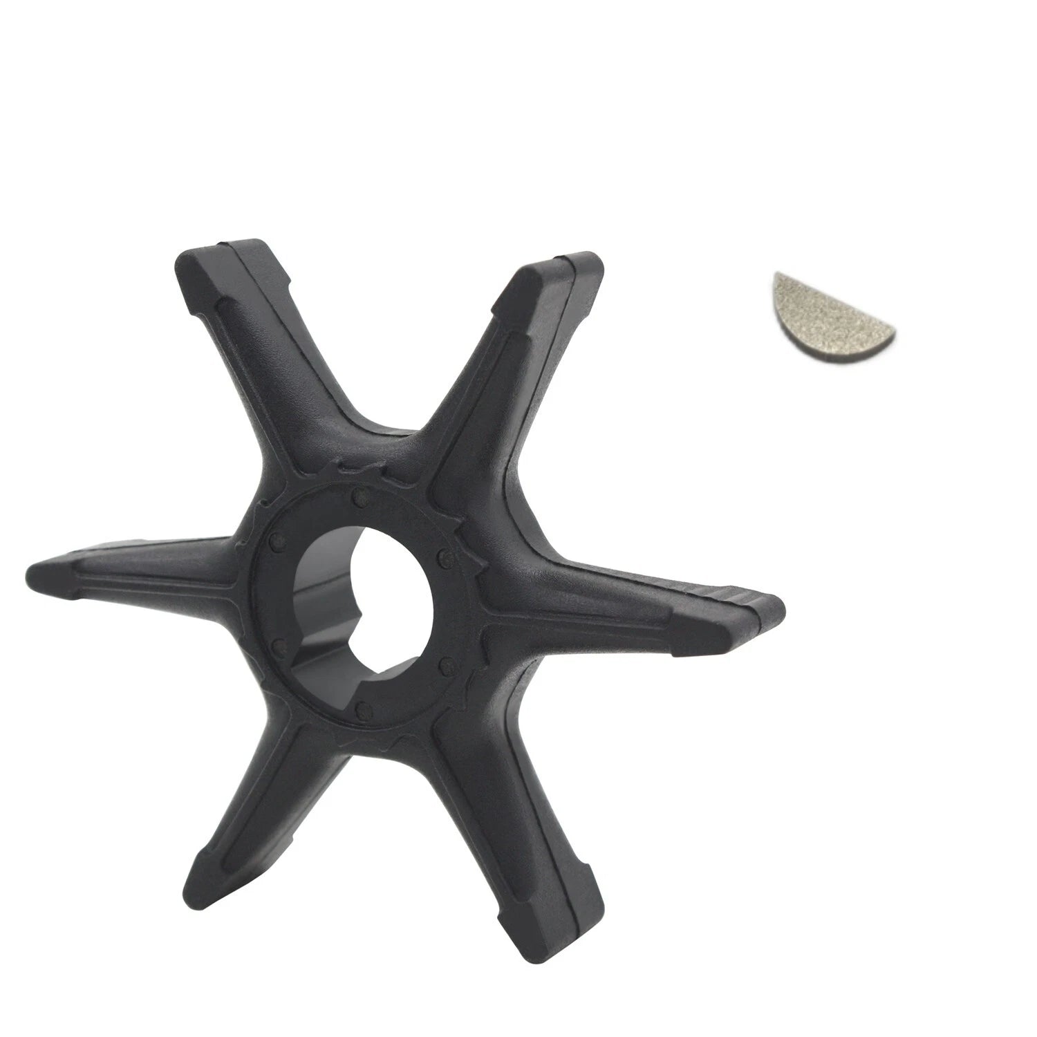 Water Pump Impeller with Key for Yamaha Marine Outboard (6G0-44352-00)