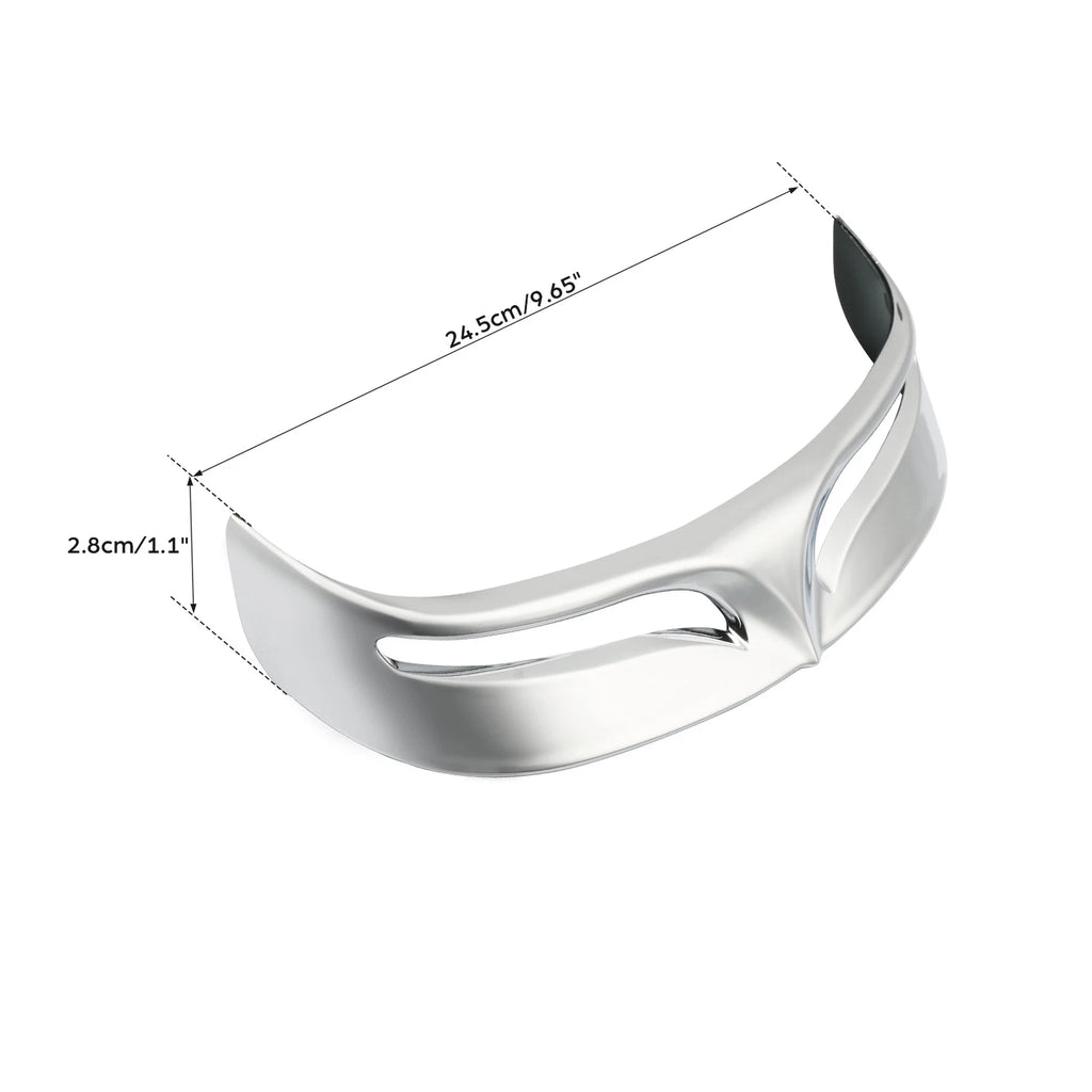 Chrome Rear Fender Edge Trim for Harley Fatboy FLSTF (2007–2017)