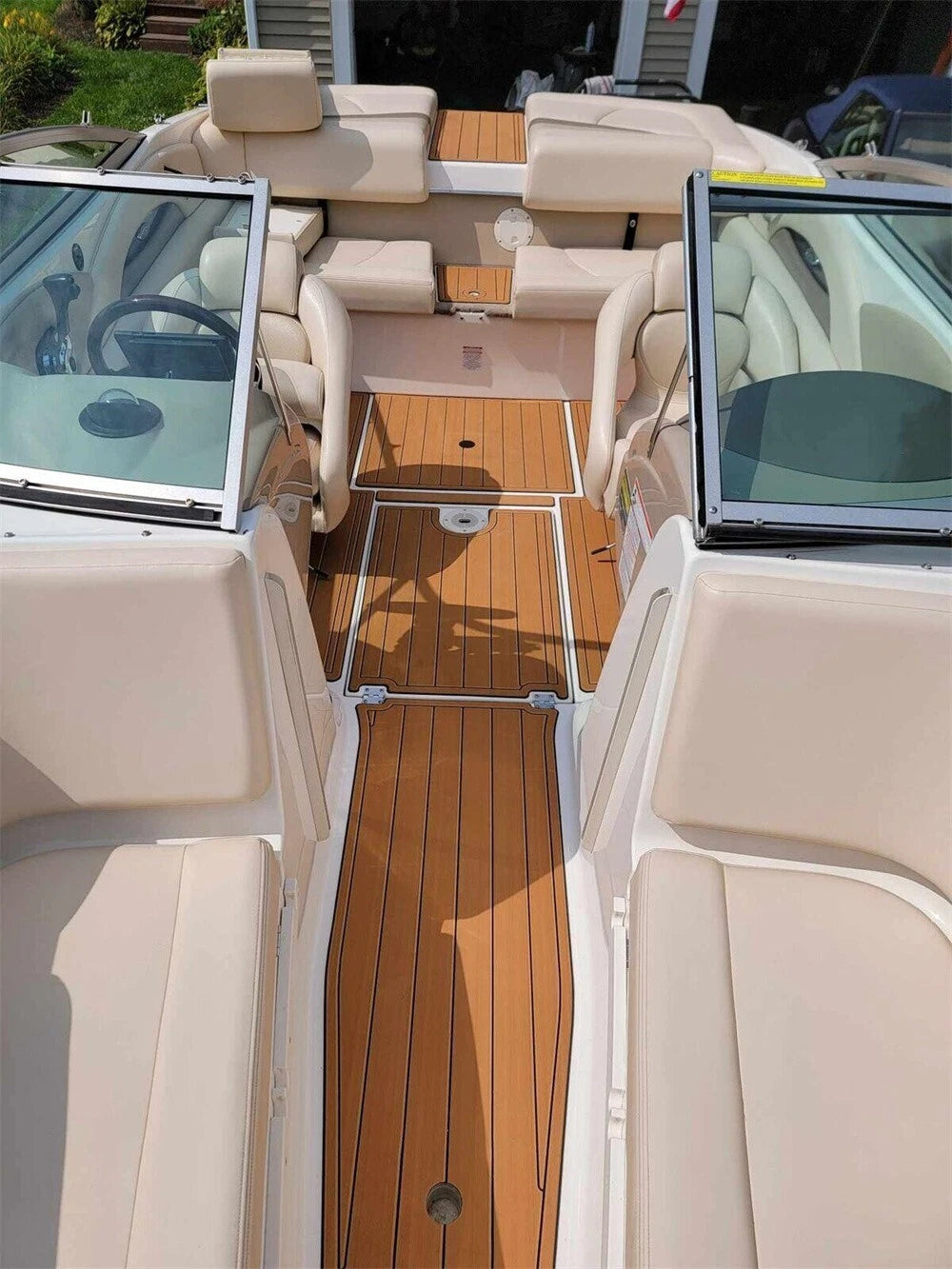 EVA Foam Teak Floor Pad Mat for Chaparral 210 SSI (2007)