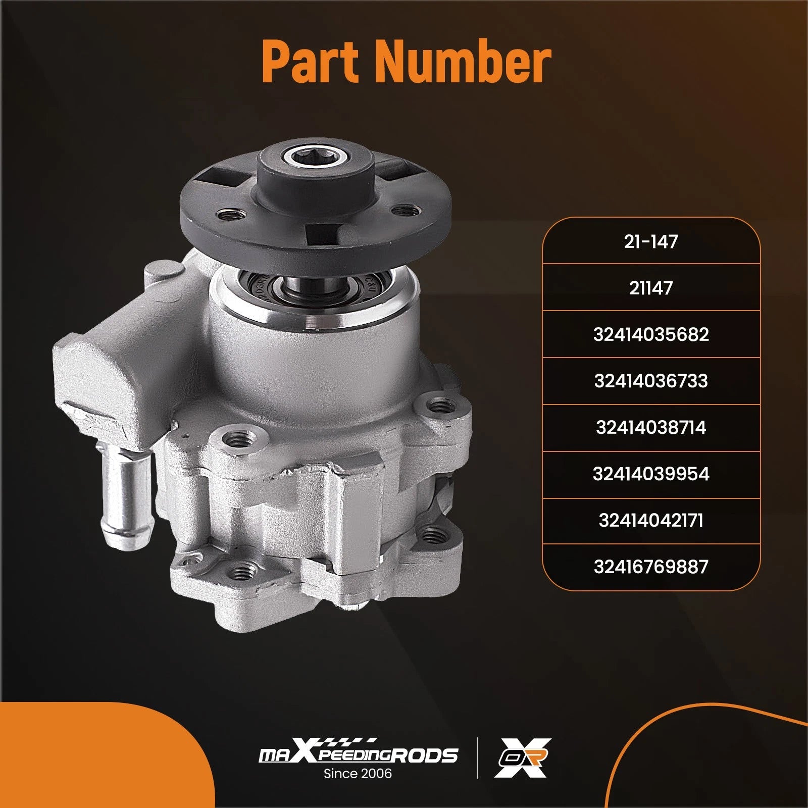 Power Steering Pump for BMW 128i (2008–2013)