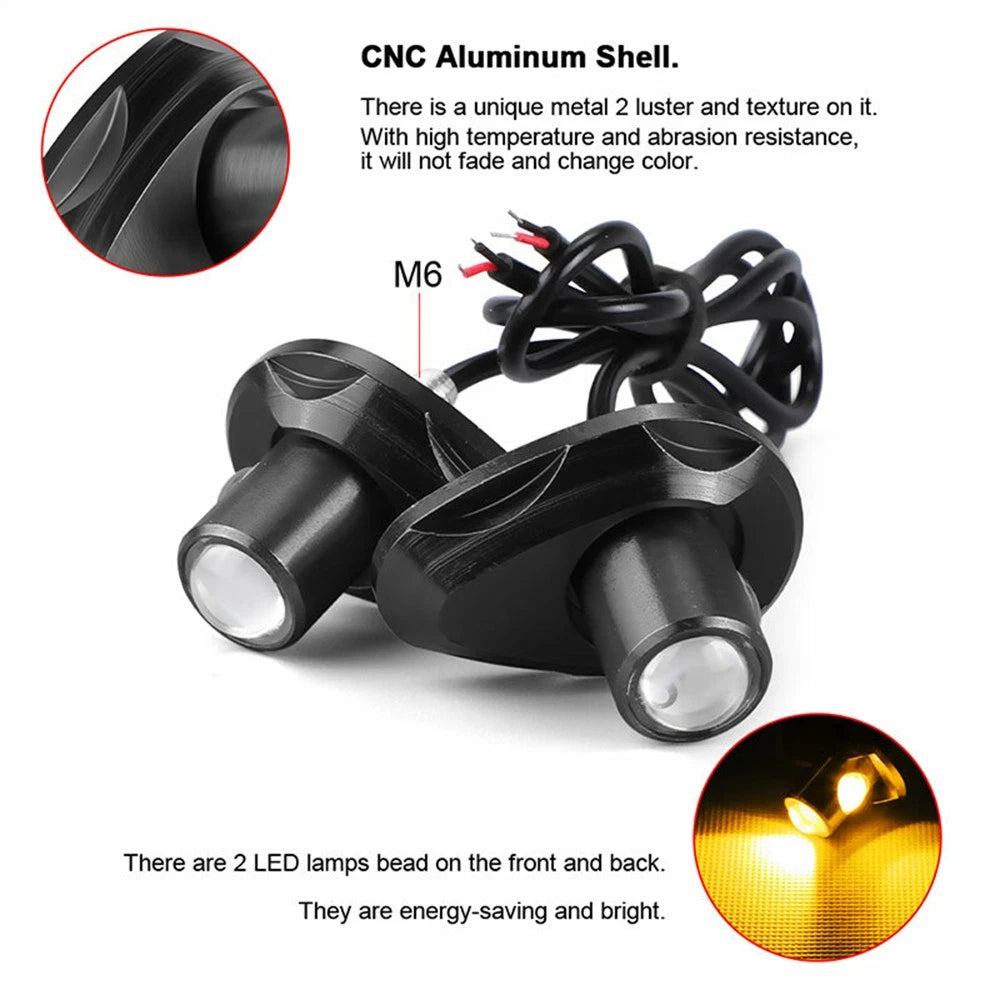 2X LED Turn Signal Indicator for Universal Motorcycle