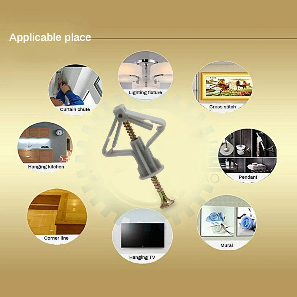 Self-Drilling Drywall Anchor Kit for Hollow Walls