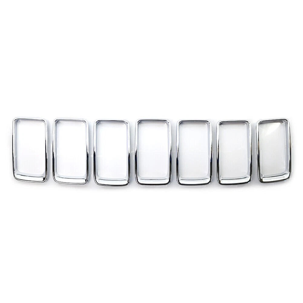 7X Front Grille Trim Cover for Jeep Grand Cherokee Chrome