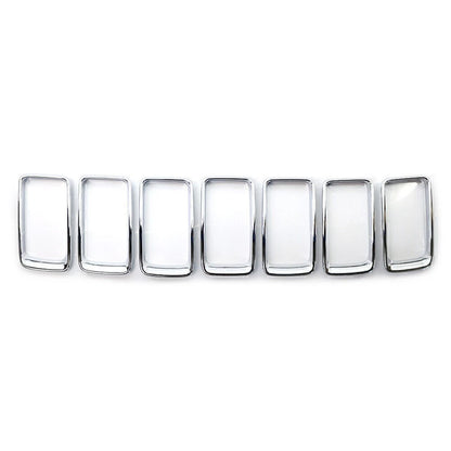 7X Front Grille Trim Cover for Jeep Grand Cherokee Chrome