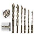 Eccentric 4 Flute Drill Bit Set for Wood, Stone, Brick, Concrete
