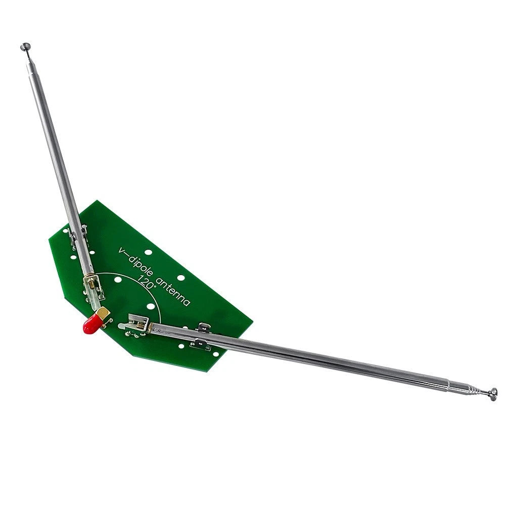 Adjustable 533mm V Dipole Antenna Kit for Satellite Signal Reception
