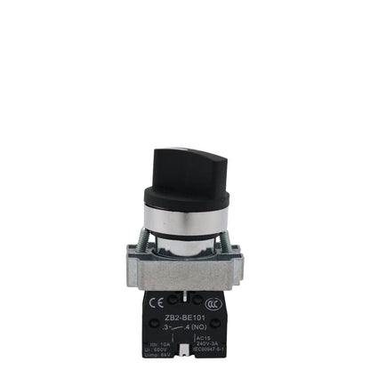 Rotary Switch for Panel Mount 22mm (IP67 Rated, 2 Position Normally Open)