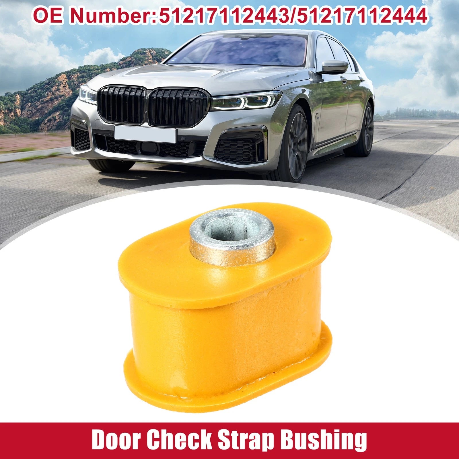 Door Check Strap Bushing Replacement for BMW 7 Series E65 E66 (2004–2008)