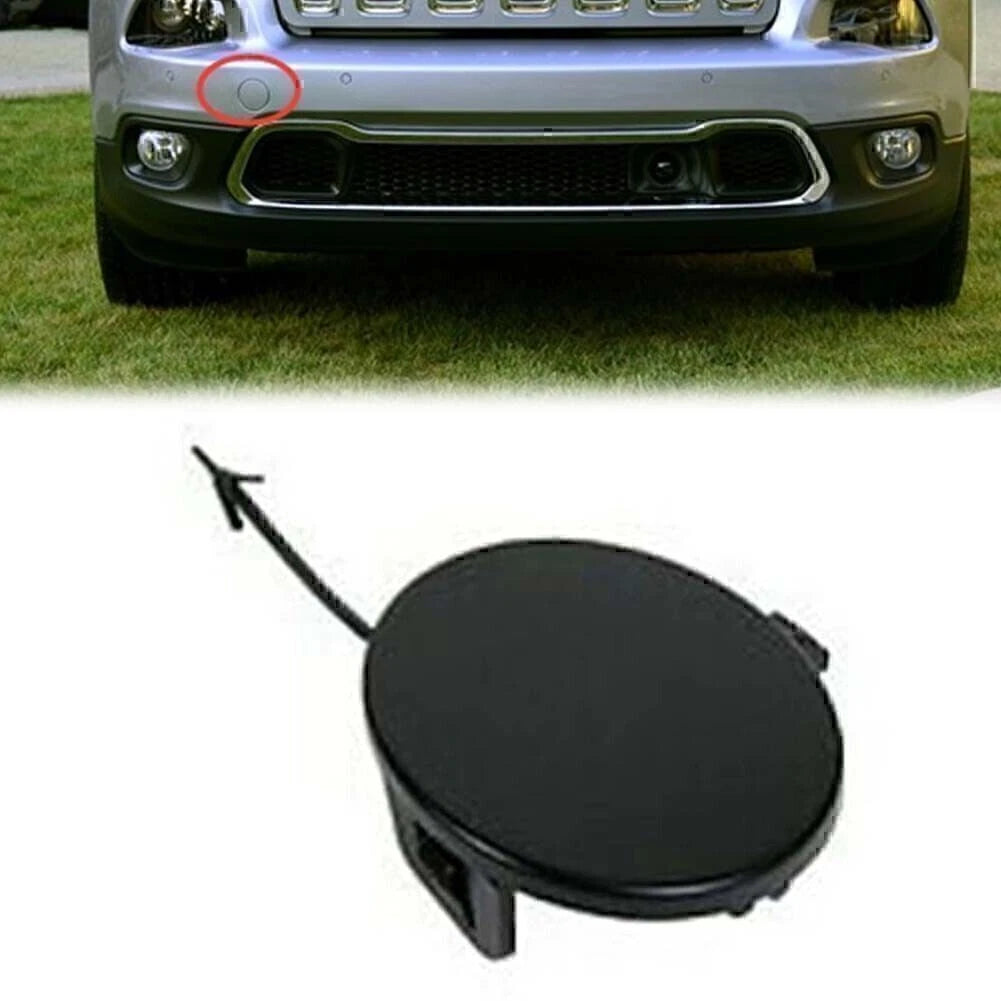 Front Bumper Tow Hook Eye Cap Cover For Jeep Cherokee 5NJ61TZZAC 2014-2018 2017