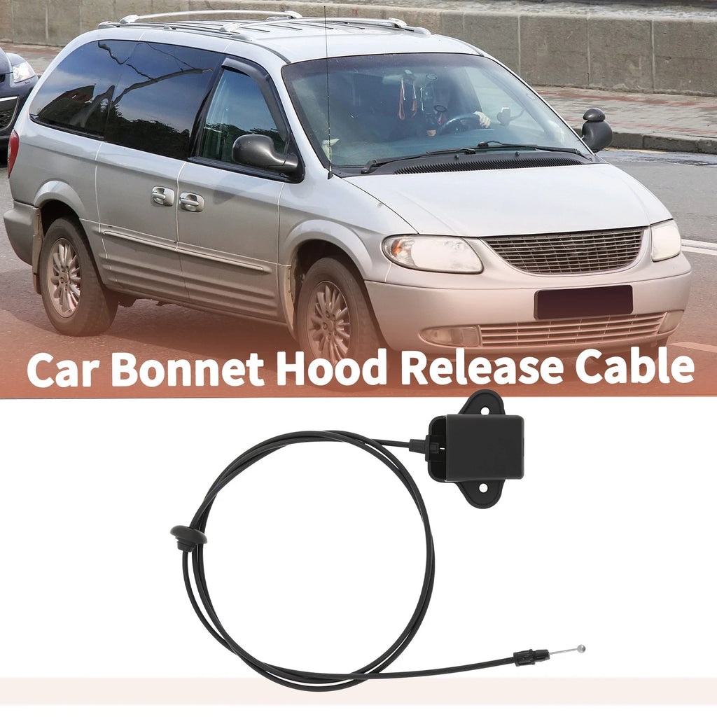 Hood Latch Release Cable Replacement for Chrysler Town & Country Dodge Caravan (2008–2016)