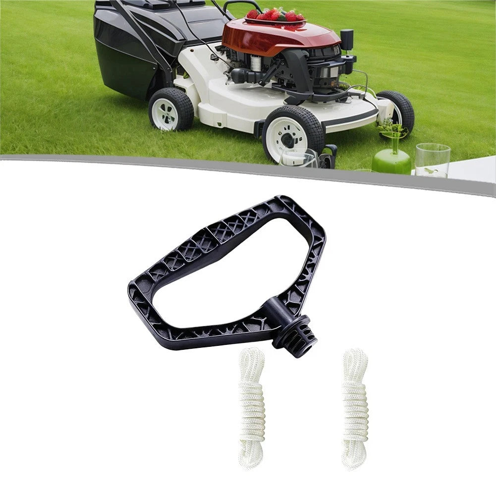 Recoil Starter Handle + Pull Cord Kit for Gas Powered Outdoor Tools (145mm)
