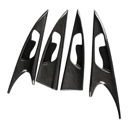 Carbon Fiber Door Decals for