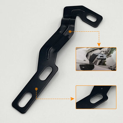 Pair Engine Hood Hinge Ditch Light Mounting Brackets For Toyota Tacoma 16-21