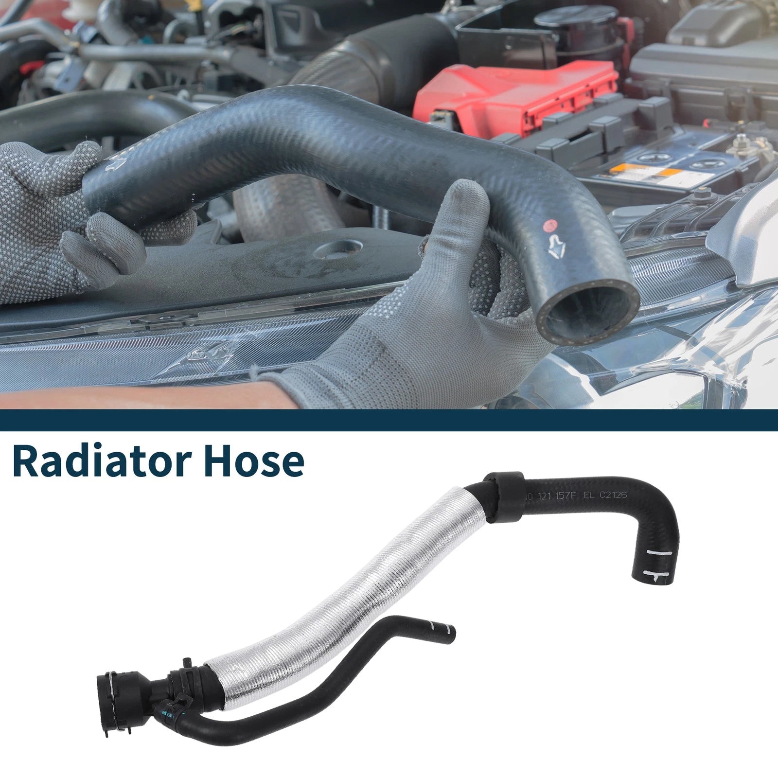 Radiator Coolant Hose Replacement for Volkswagen Tiguan 2.0L (2009–2017)