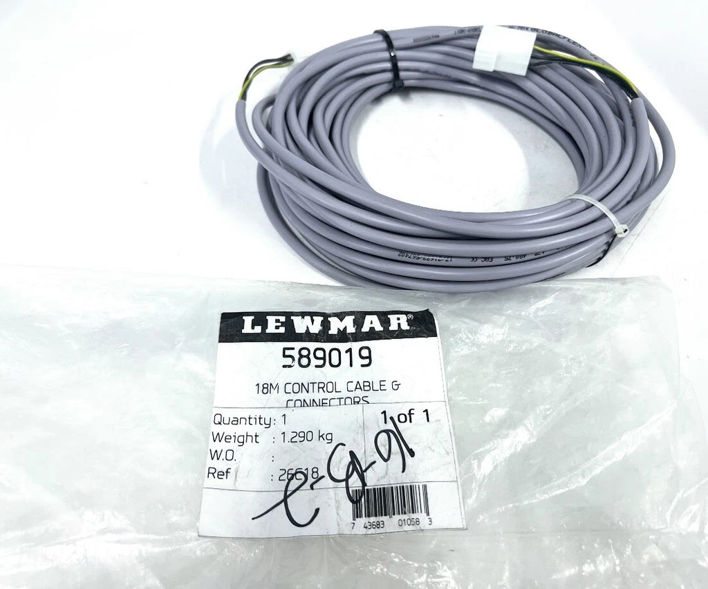 Control Cable & Connectors for Lewmar 589019 (18M)