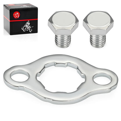Engine Front Sprocket Retainer Plate w/Bolts for Honda ATC70 (1973–1974, 1978–1981)