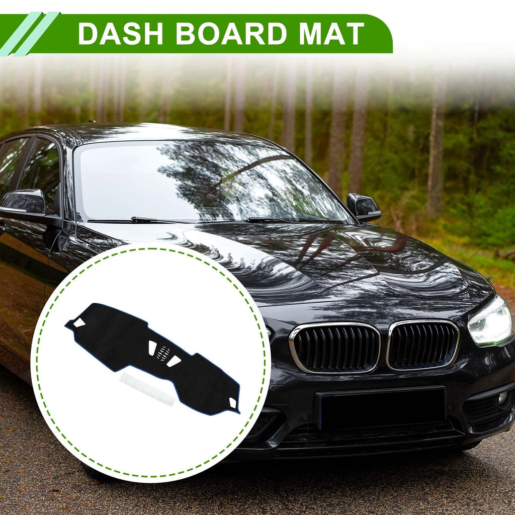 Dashboard Dash Cover Mat Sun Protector for BMW 4 Series (2021–2024) Black Blue