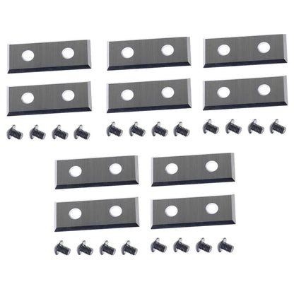 Set of 10 Cutting Inserts 30mm x 12mm x 1.5mm for Wood Tools