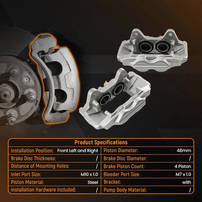 Brake Calipers Pair for Lexus GX460 (2010–2015) 19-6278