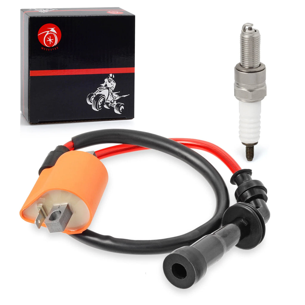 Ignition Coil Spark Plug + Cap for Suzuki DRZ400 (2000–2023)