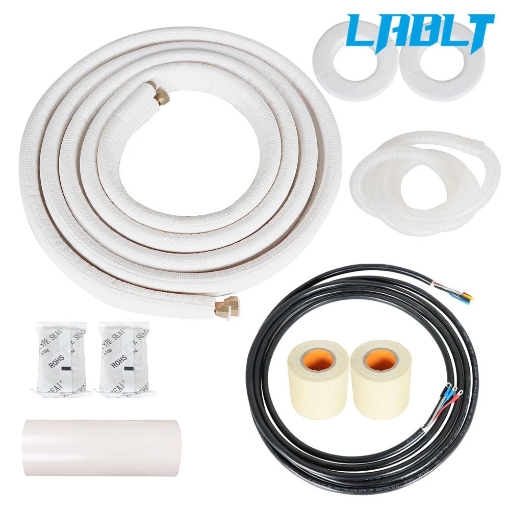 Install Kit for Mini Split Heat Pump Systems 1/4In-1/2In Dia. 16Feet