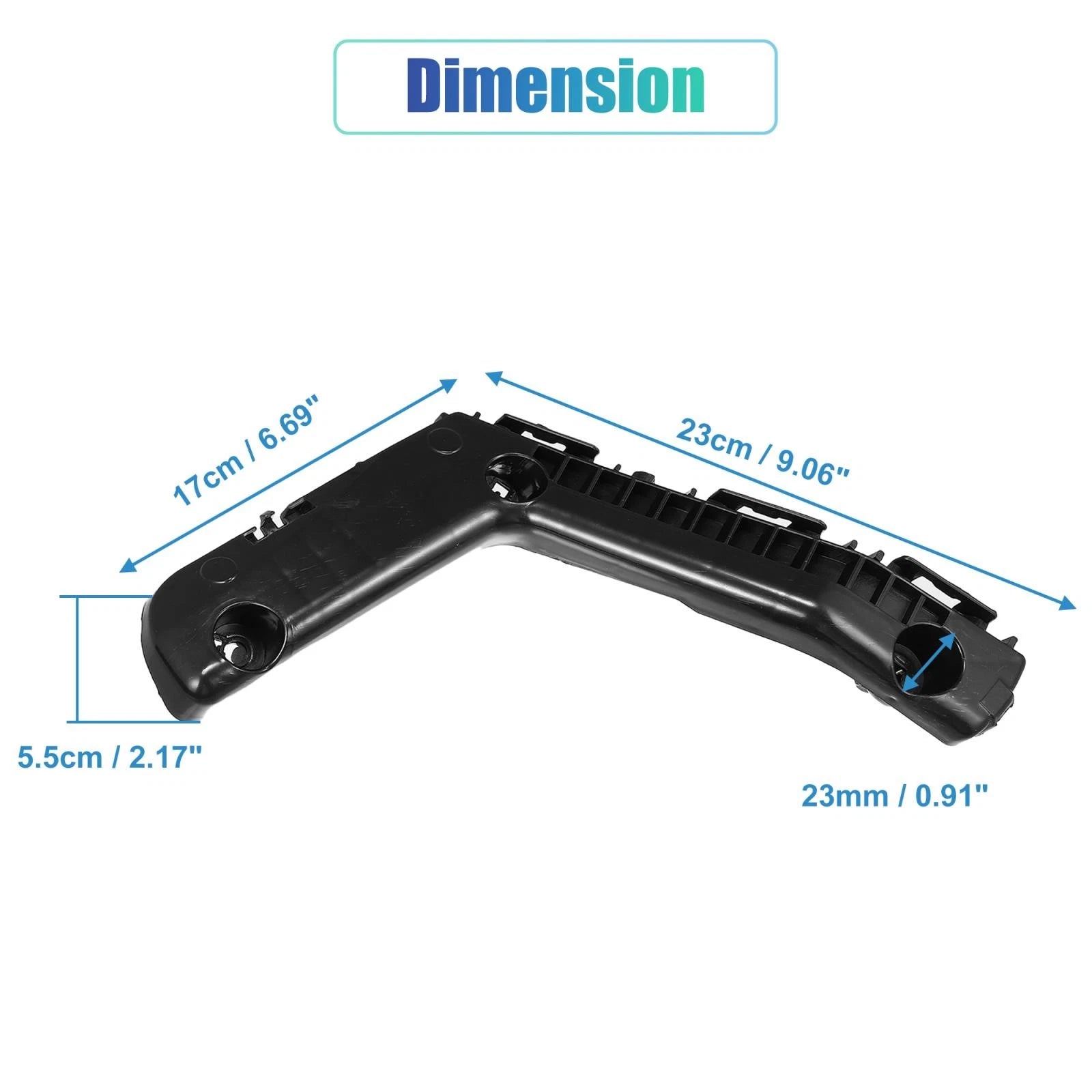 Front Bumper Bracket Mounting Support Pair for Toyota Corolla (2014–2016)