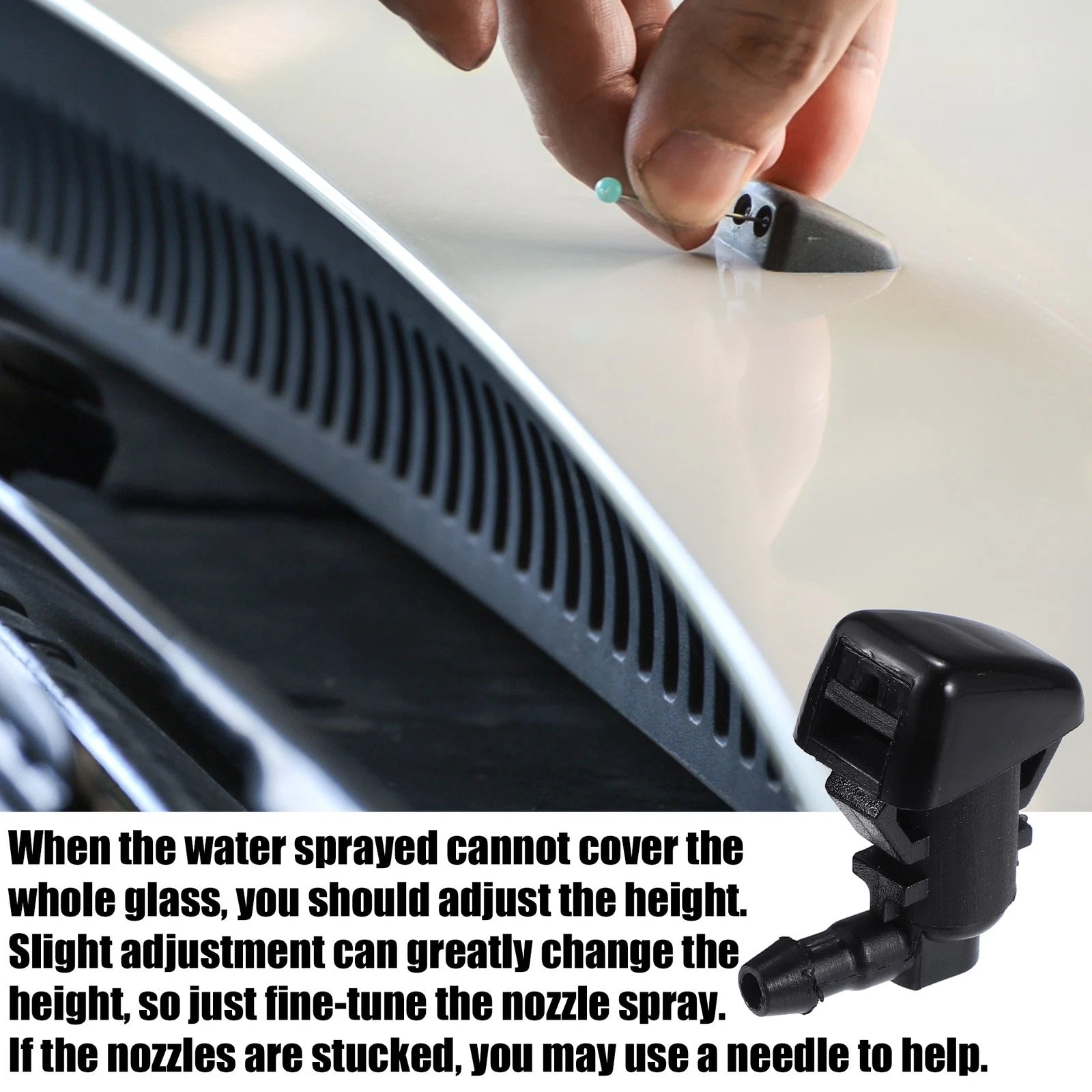 Windshield Washer Nozzle Set for Ford Edge (2011–2015)
