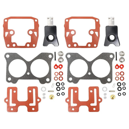 2Pcs Carb Rebuild Kit for Johnson Evinrude V4 (1985–1995) 435443