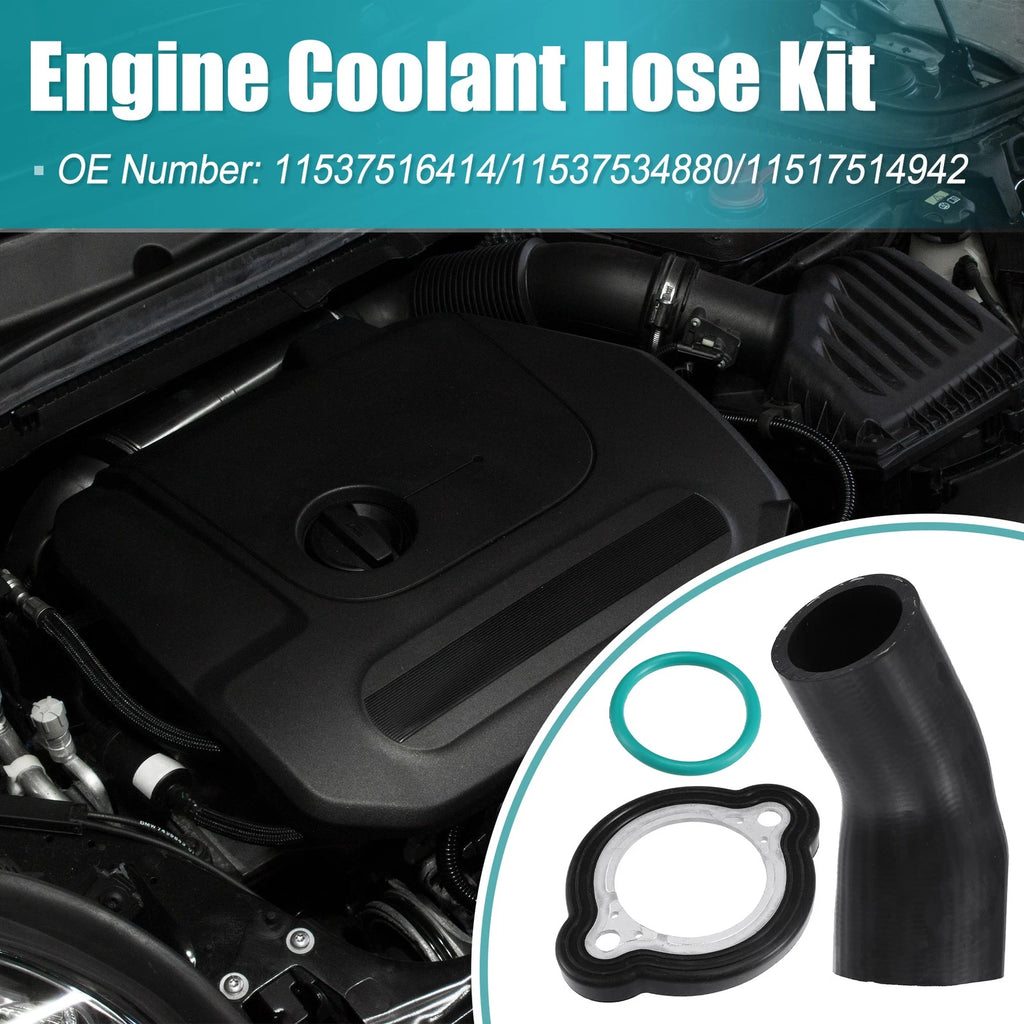 Engine Coolant Hose Kit Replacement for BMW 1 3 Series E82 E90 E91 E92 E93 (2010–2013)