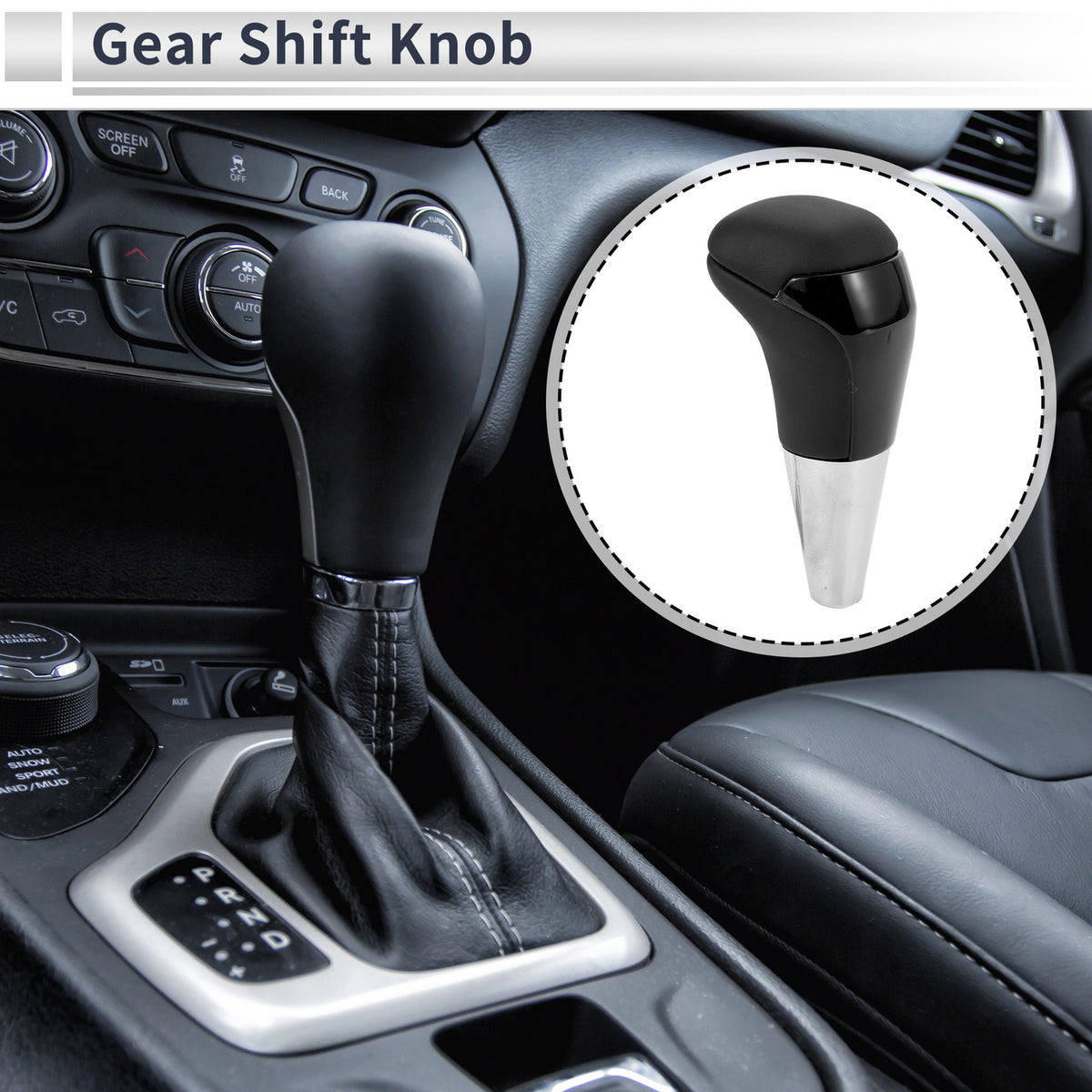 Automatic Gear Shift Knob Replacement for Lexus LS400 (1995–2000) Faux Leather