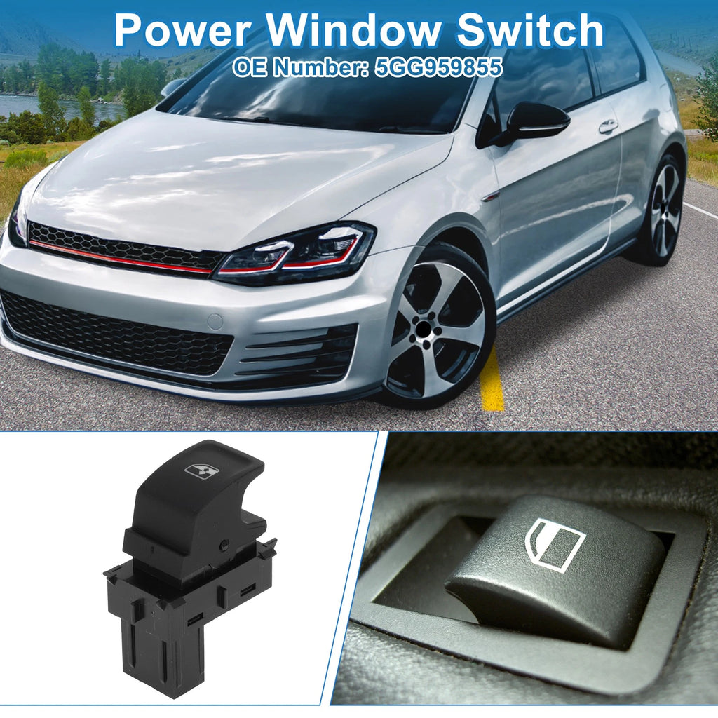 Passenger Side Power Window Switch Replacement for Volkswagen Golf Lamando (2016–)