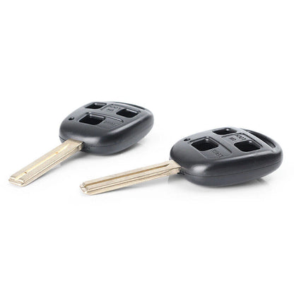 3-Buttons Replacement Remote Key Fob Shell Case Cover Fit Lexus Car Black