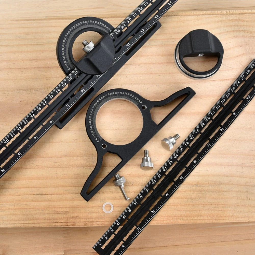 Sliding Ruler Set for Comprehensive Measurement Tasks