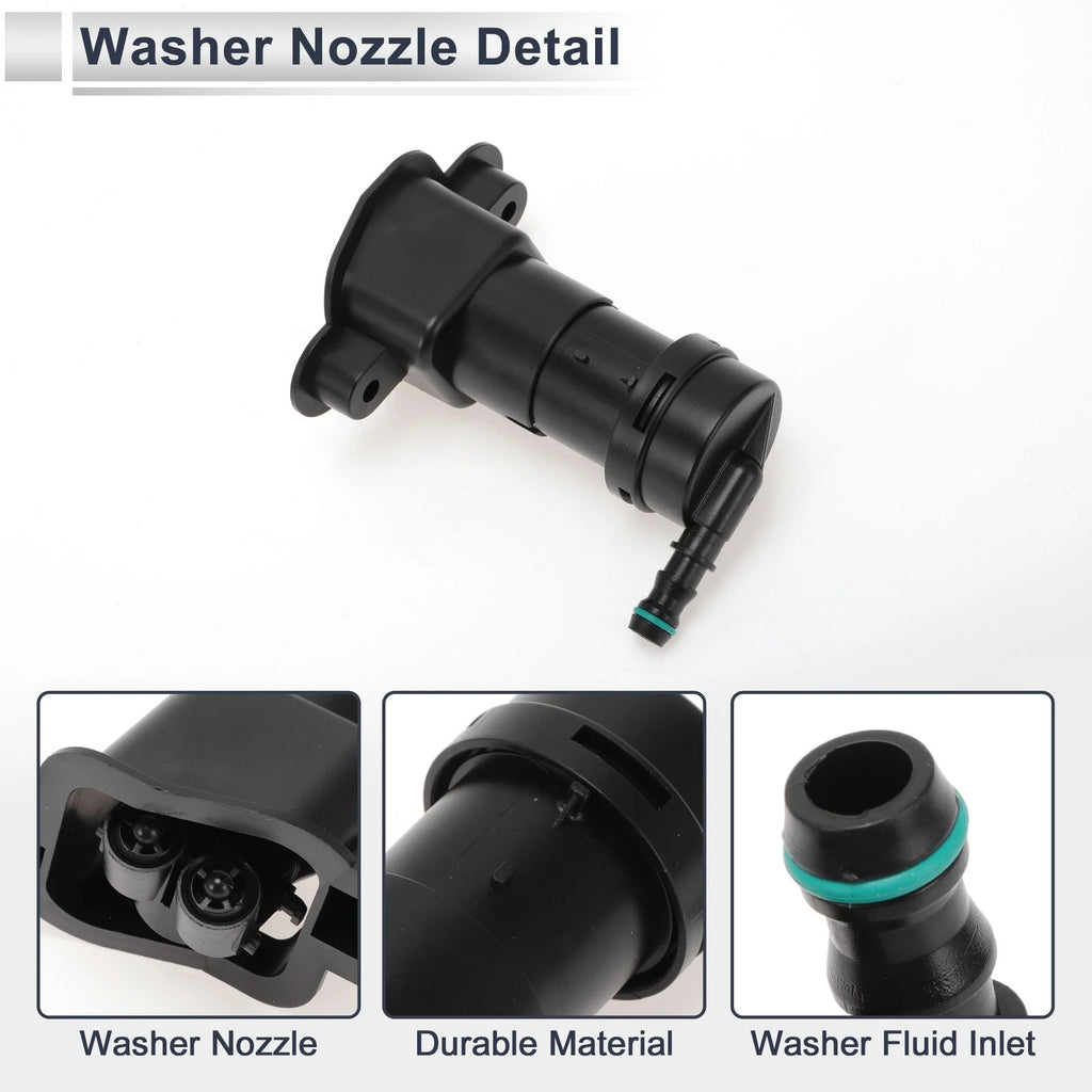 Front Driver Side Headlight Washer Nozzle for Audi A4 (2002–2008) No. 8E0955101G