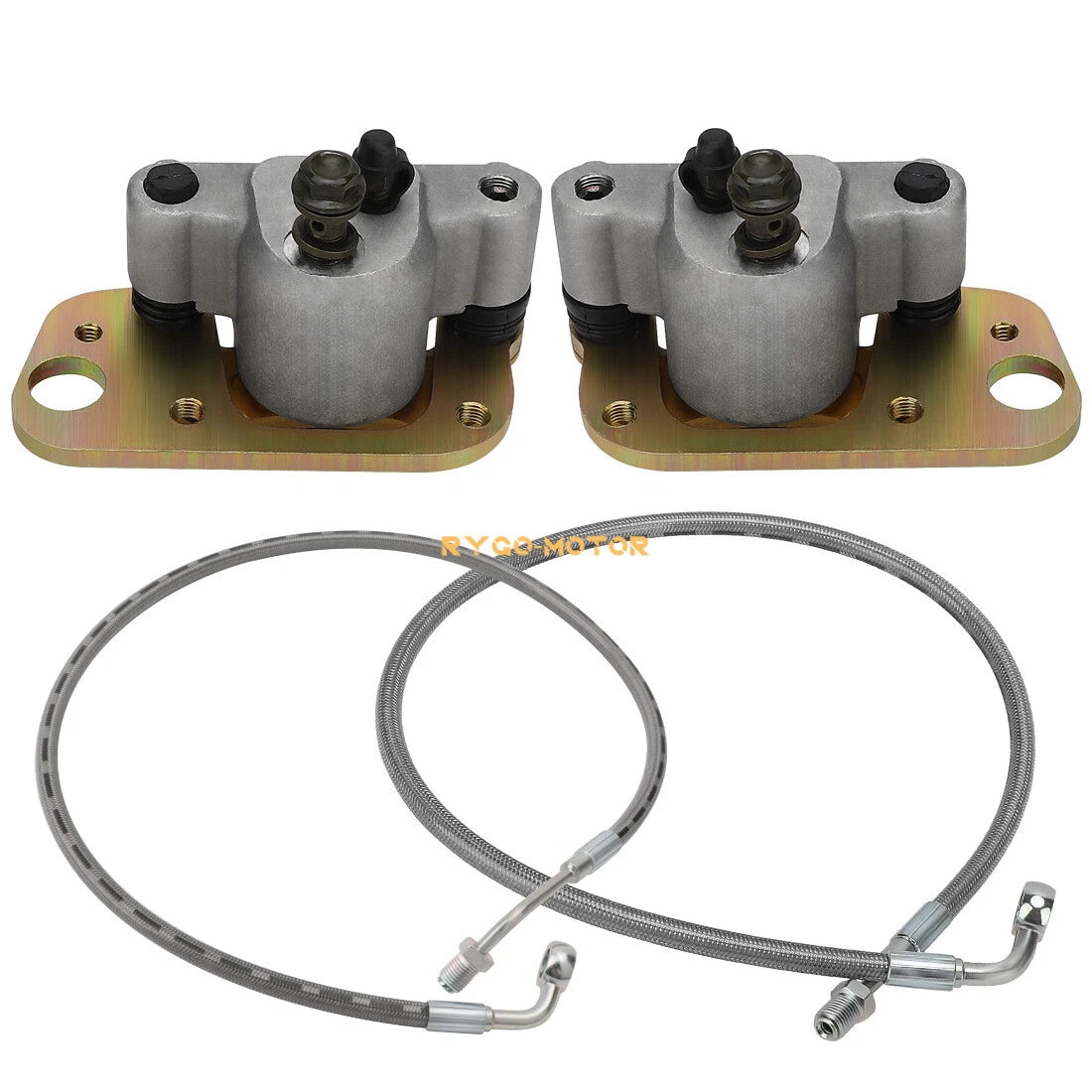 Front Brake Calipers & Hose Lines for Polaris Scrambler 500 (2005–2009)
