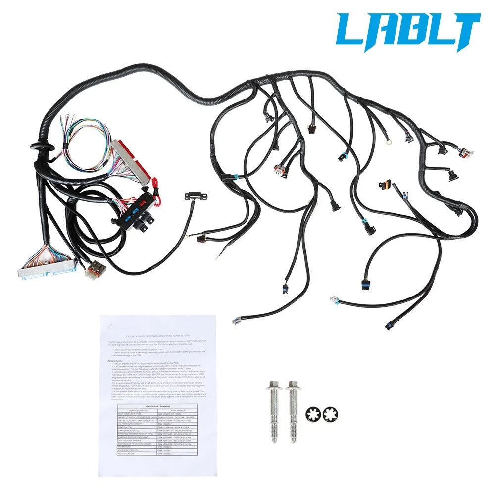 Stand Alone Wire Harness for LS3 4L80E (2003–2007) DBW 4.8 5.3 6.0