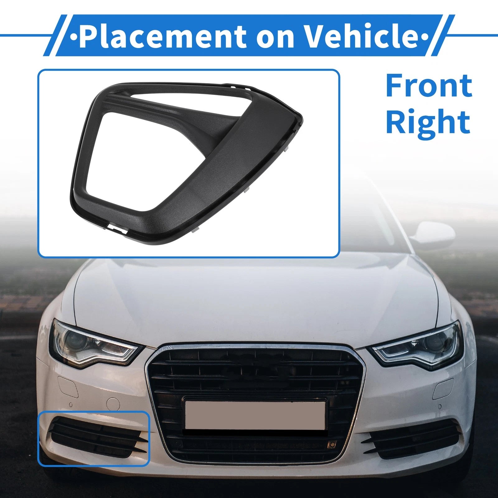 Front Right Fog Light Grill Replacement for Chevrolet Blazer (2019–2022)