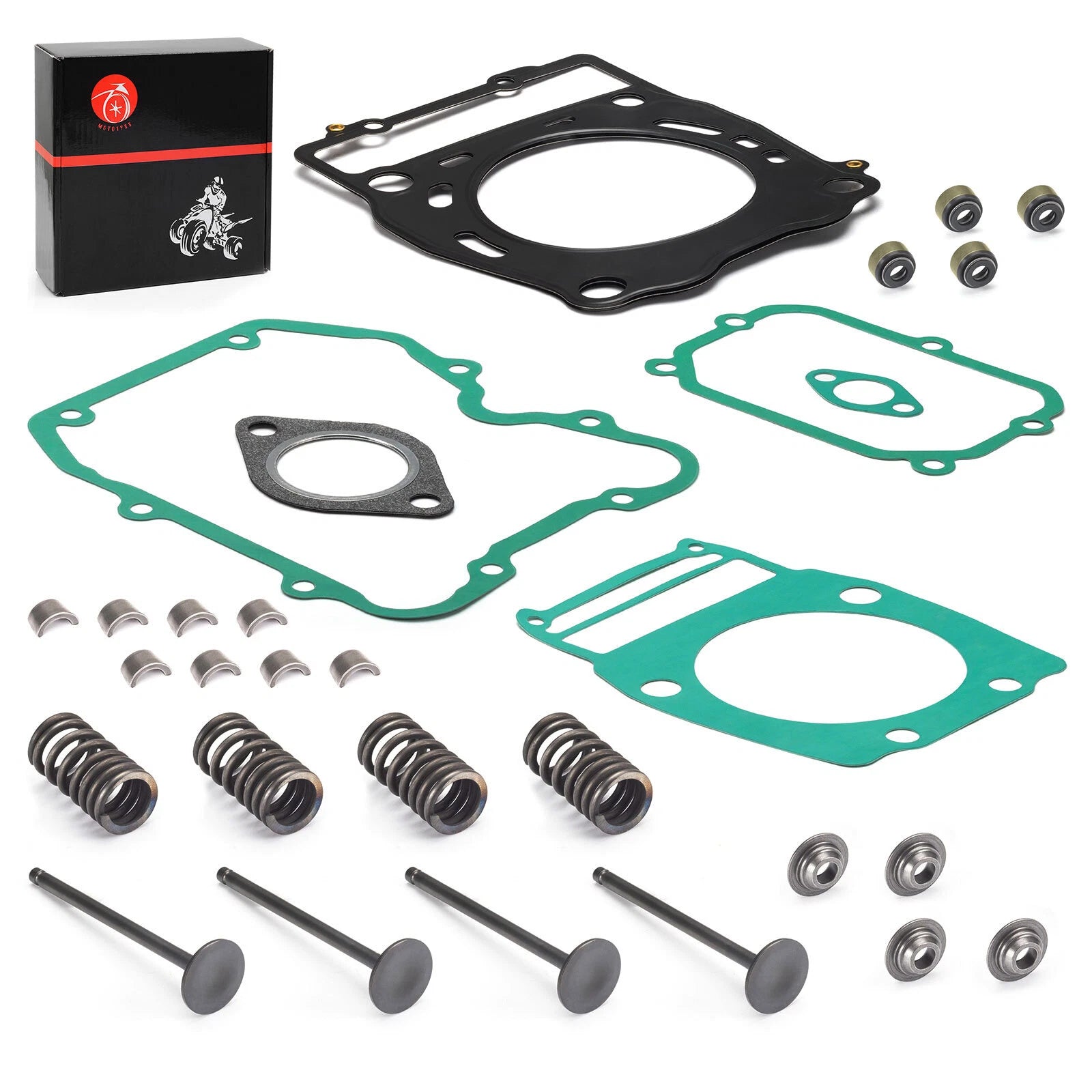 Exhaust Intake Valve Cylinder Head Gasket Kit for Polaris Sportsman 500 (1996–2014)